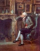 Henri Pierre Danloux Baron de Besenval in his Salon de Compagnie oil painting